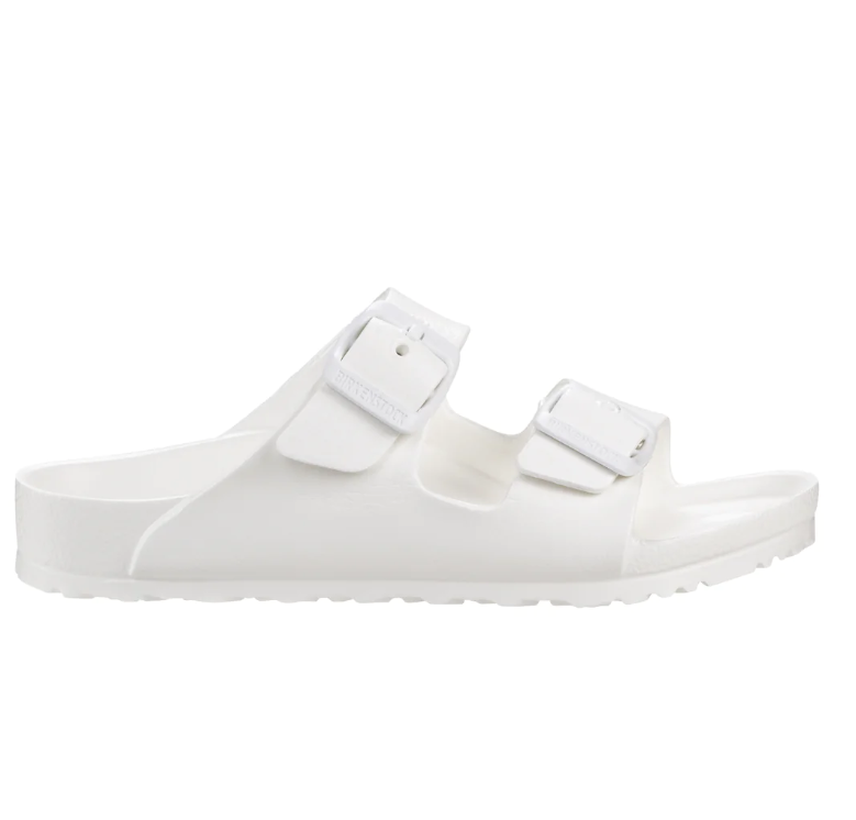 birkenstocks, kids birkenstocks, white birkenstocks, narrow foot, arizona eva kids narrow