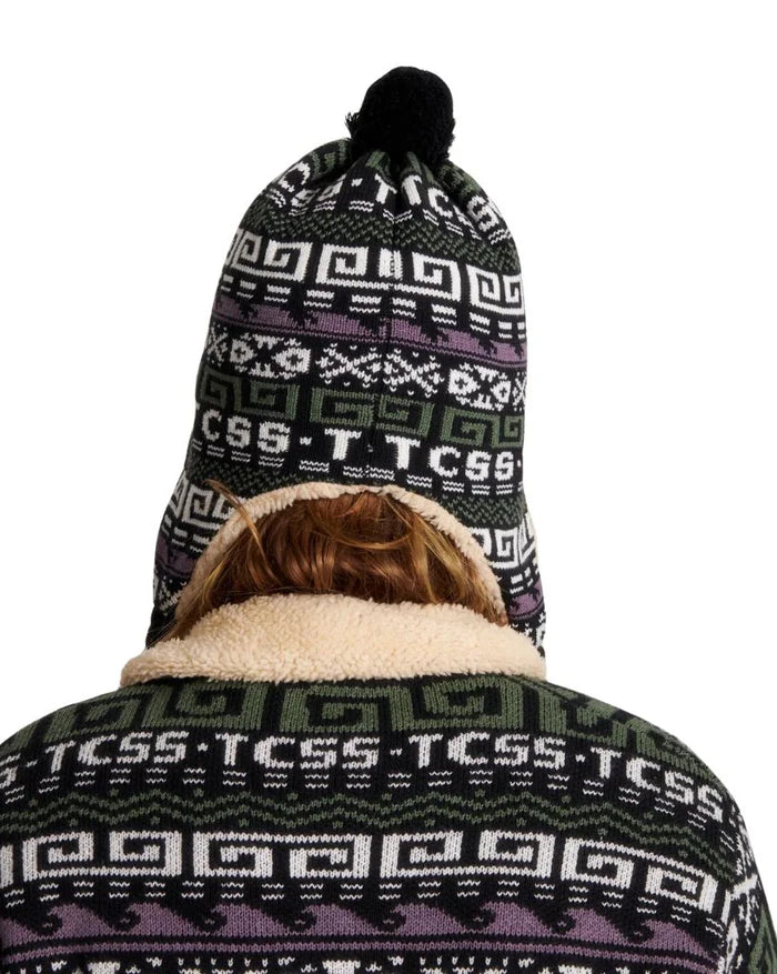 BLUNDER TRAPPER BEANIE, BLACK, CRITICAL SLIDE