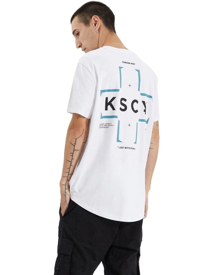 GANDY TEE OPTICAL WHITE, KSCY