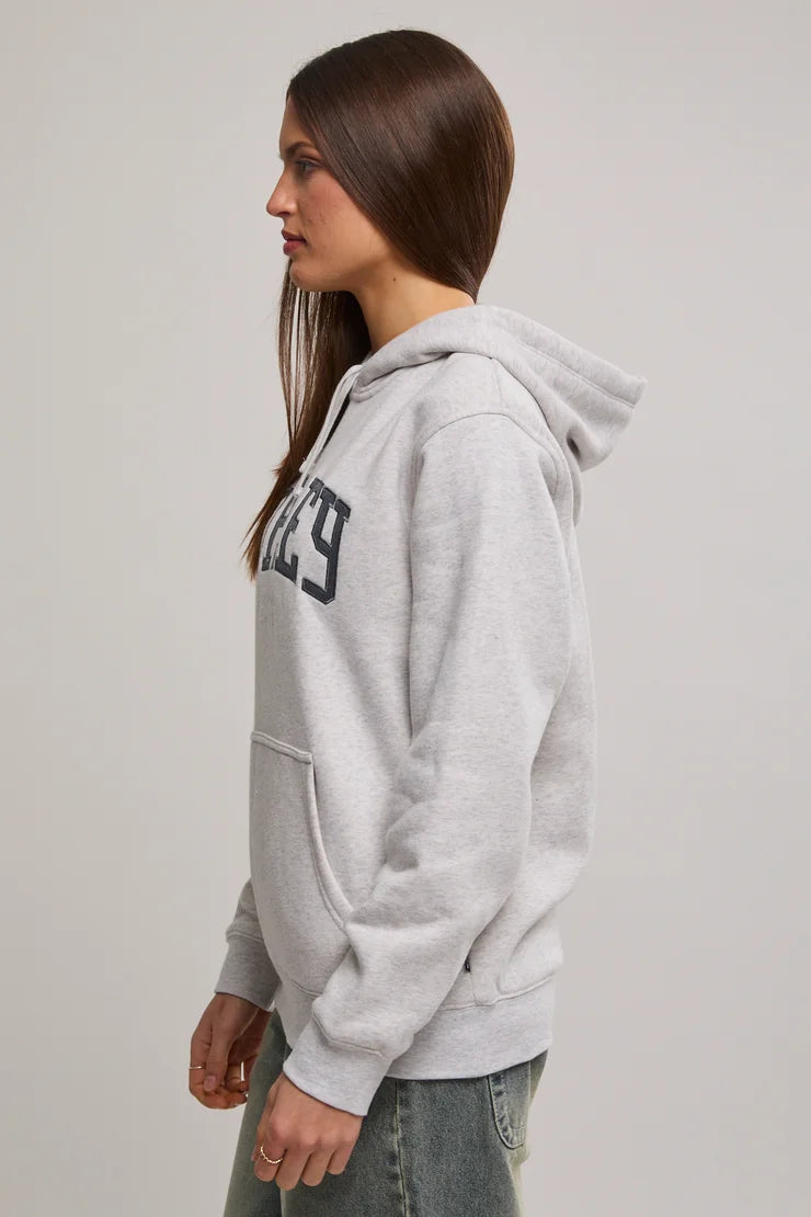 HONOURS PULLOVER HOODIE LIGHT HEATHER, HURLEY, LADIES HOODIES, HURLEY HOODIES, GREY HOODIES, WINTER CLOTHING, HURLEY