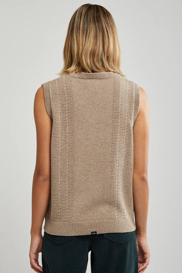 IMPERIAL JACQUARD KNIT VEST THRILLS