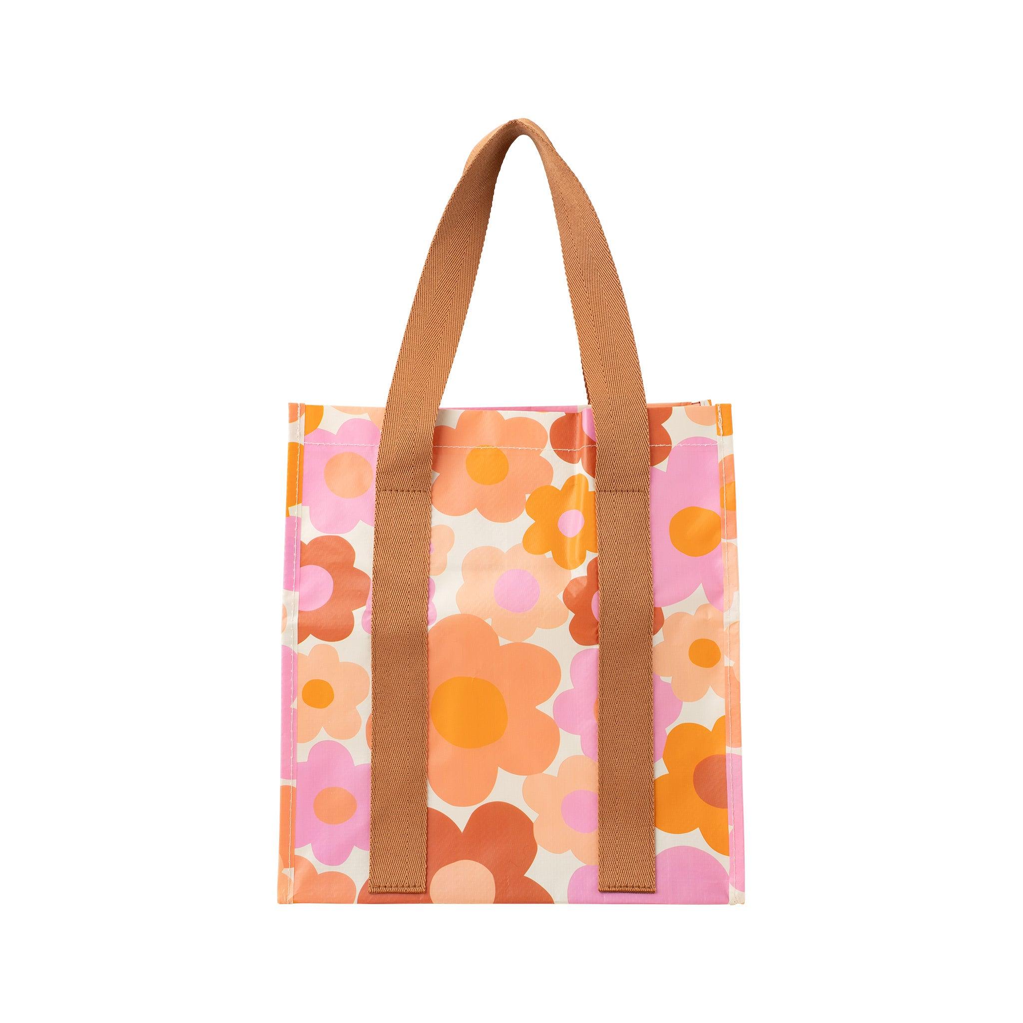 market bag, hyper floral, kollab