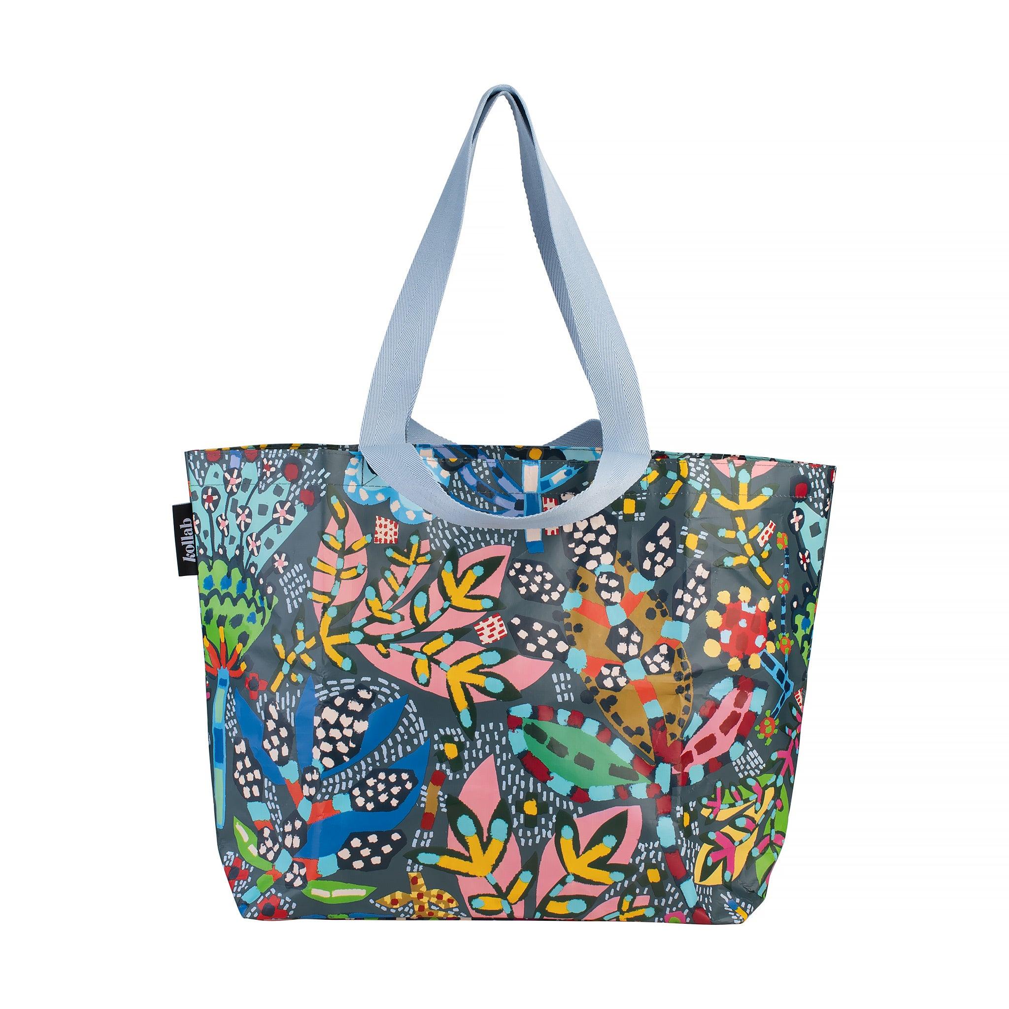 shopper tote, garden of spring, kollab