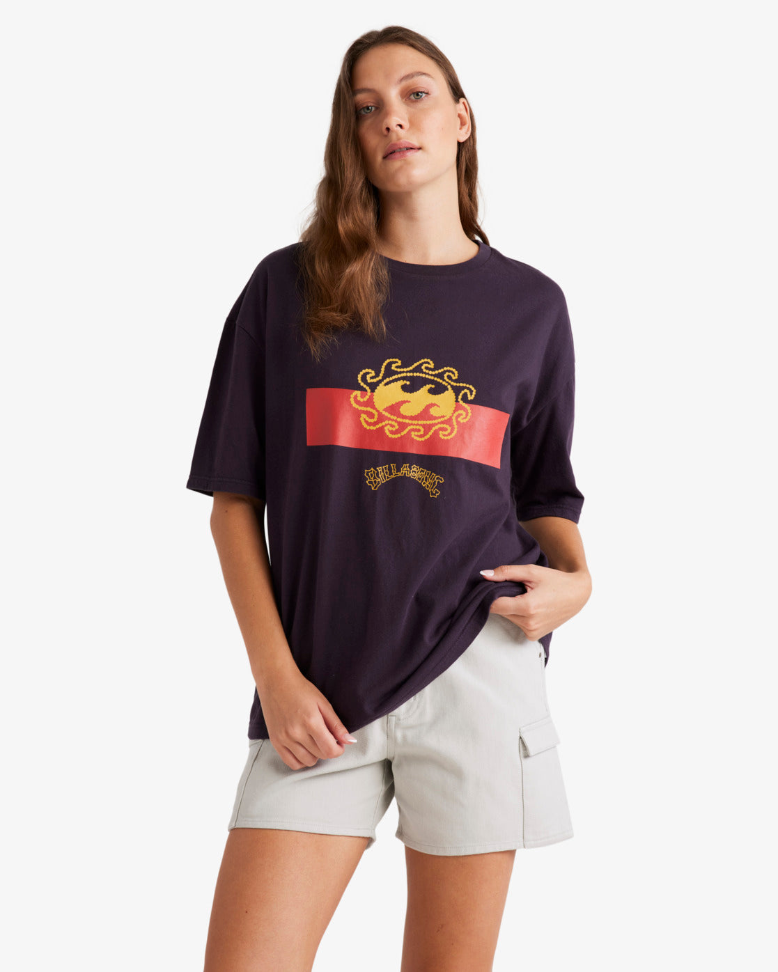 otis arch sun t shirt, billabong, womens t shirts