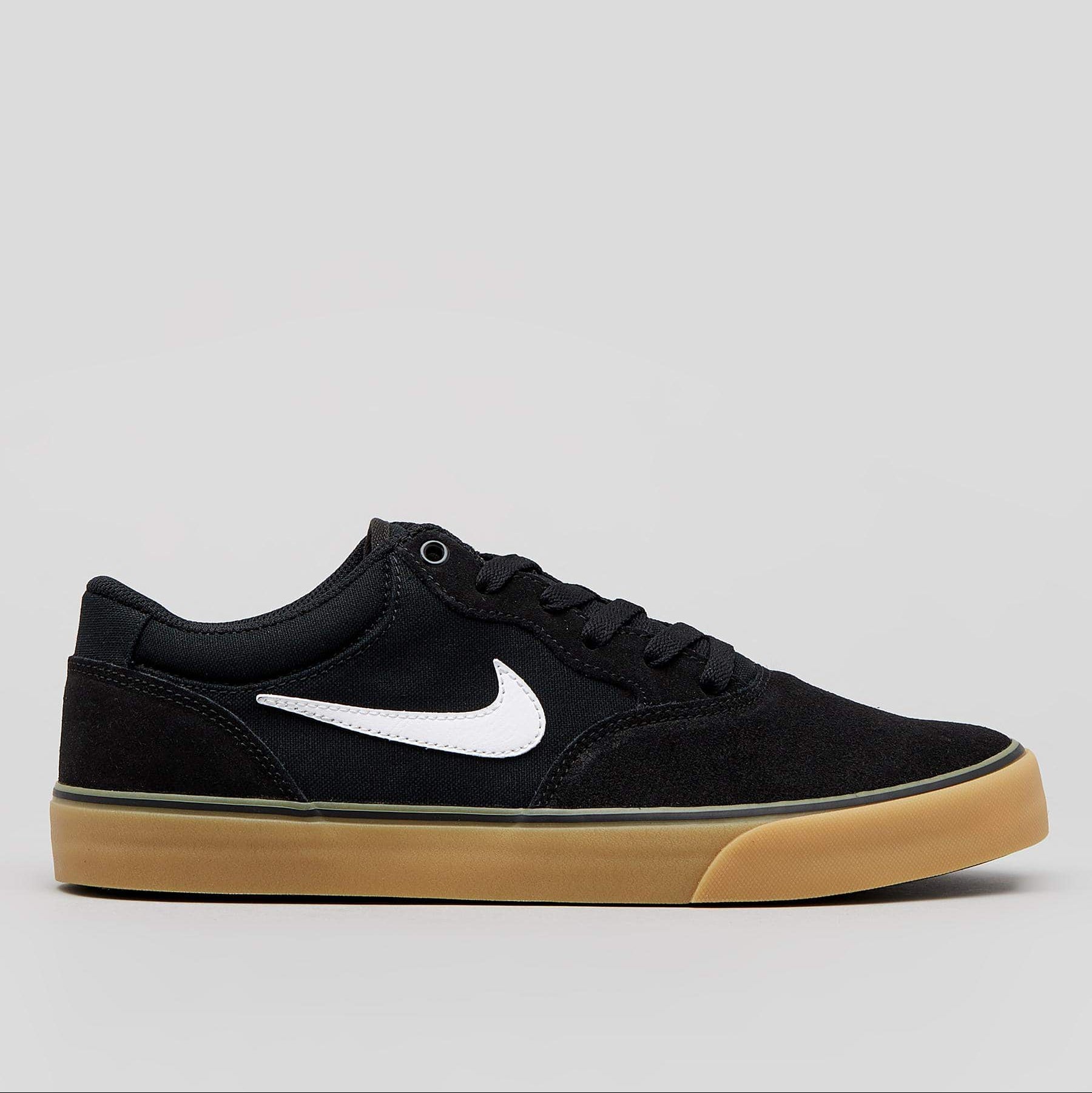 NIKE SB CHRON 2 CASUAL FOOTWEAR SKATE BLACK WHITE BROWN GUM